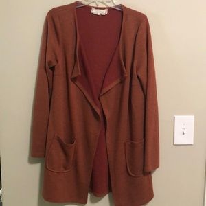 a’reve Anthropology Sweater Open Cardigan Long Lg